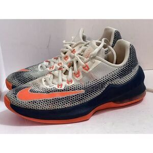 Nike Air Max Infuriate Shoes‎ Size 5 Youth 5Y US 37.5 EUR Orange Blue Auburn